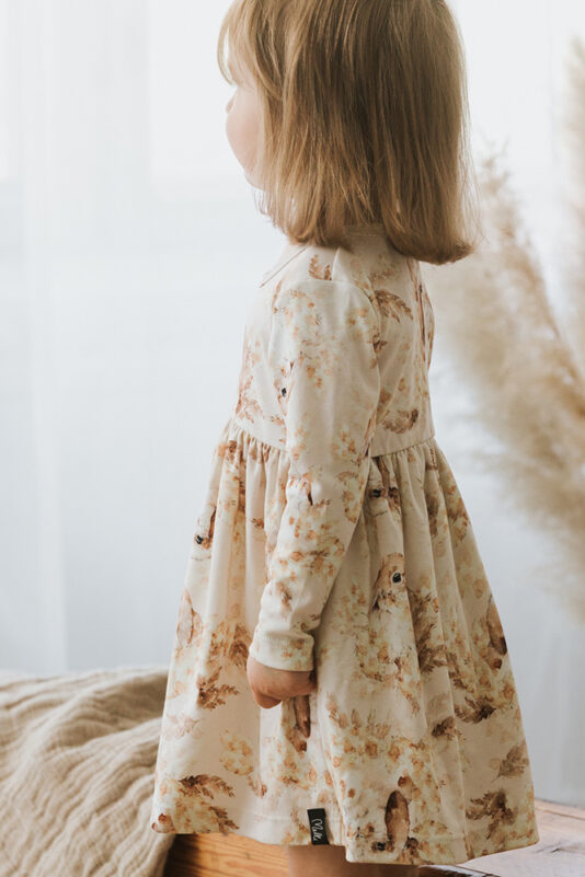 kotimainen lasten pupu mekko