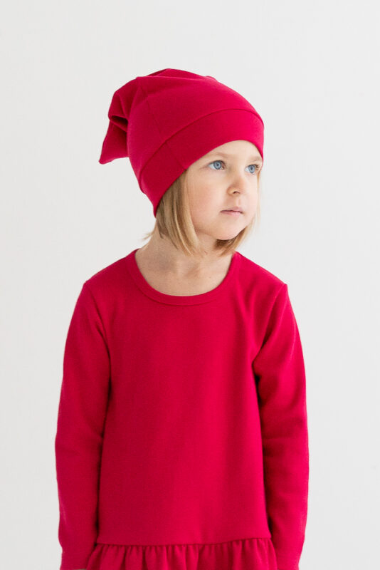 Punainen lasten tonttulakki Punainen lasten tonttulakki