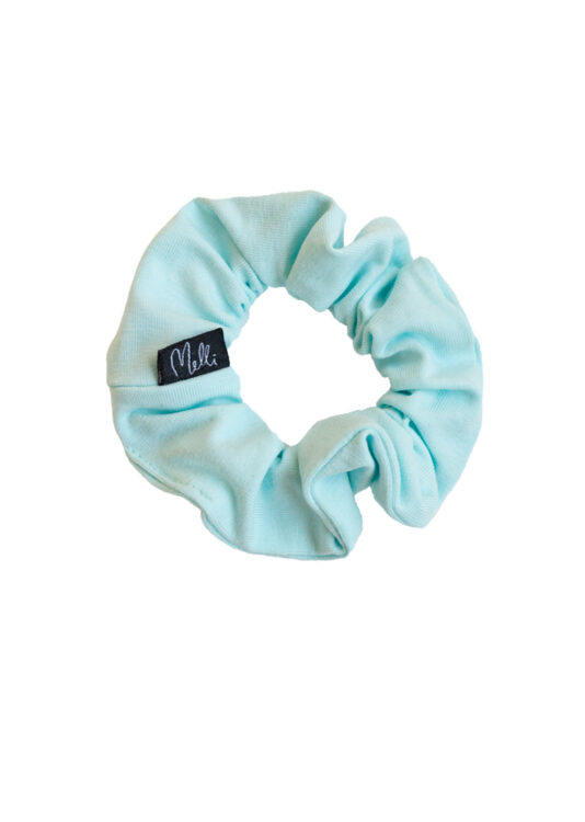 Scrunchie turkoosi - Melli EcoDesign