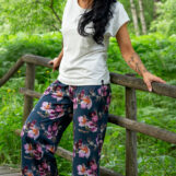 Tummansiniset culottes-housut - Melli EcoDesign