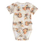 Vauvan bambi lyhythihainen body - Melli EcoDesign