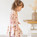 Vauvan kukkakuosinen bodymekko- Melli EcoDesign