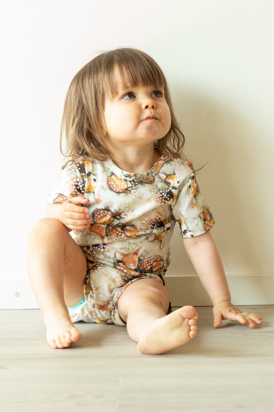 Vauvan lyhythihainen body - Melli EcoDesign