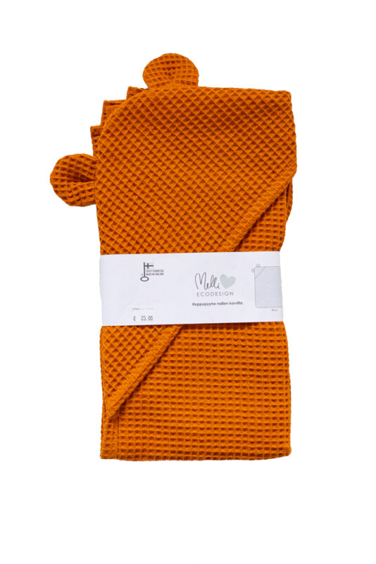 Vauvan nallepyyhe okra - Melli EcoDesign