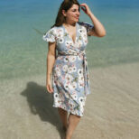 kietaisumekko pioni sky blue