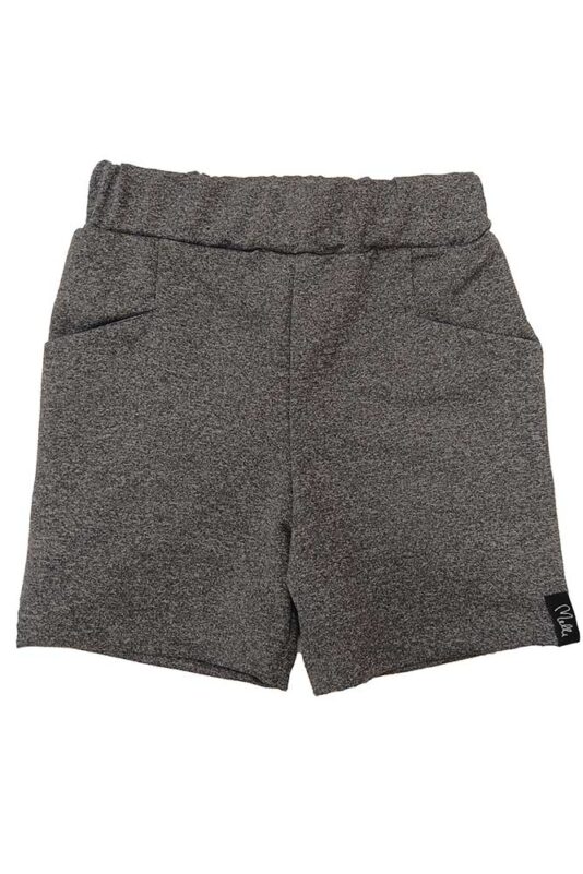 Shortsit meleerattu harmaa 86/92-134/140