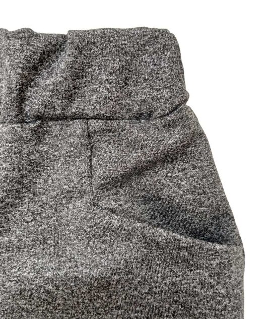 Lasten shortsit meleerattu harmaa - kangas - Melli EcoDesign