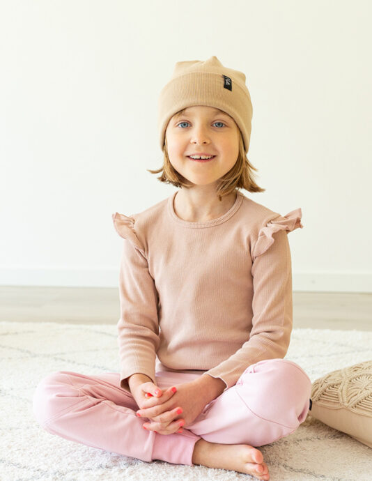 Lasten beige ribbipipo - Melli EcoDesign