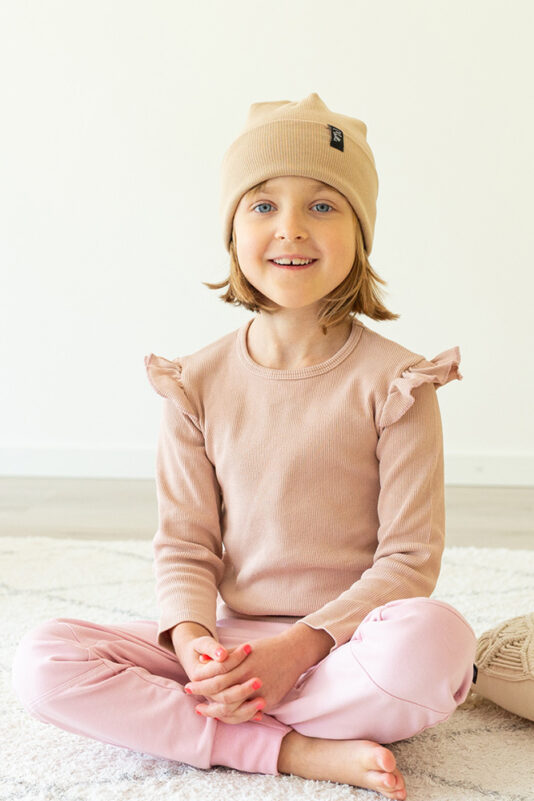 Lasten beige ribbipipo - Melli EcoDesign