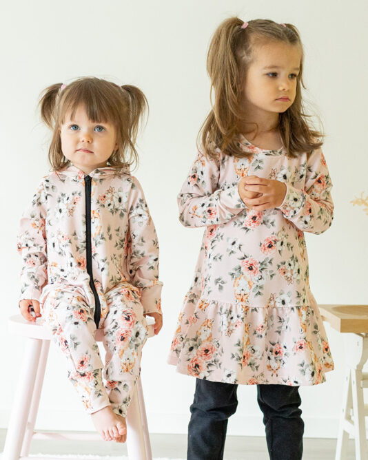 Lasten metsäneläimet frillamekko - Melli EcoDesign Lasten metsäneläimet frillamekko - Melli EcoDesign