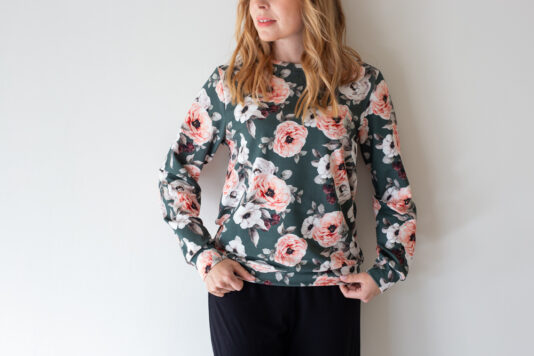 Naisten collegepaita havu - Melli EcoDesign Naisten collegepaita havu - Melli EcoDesign