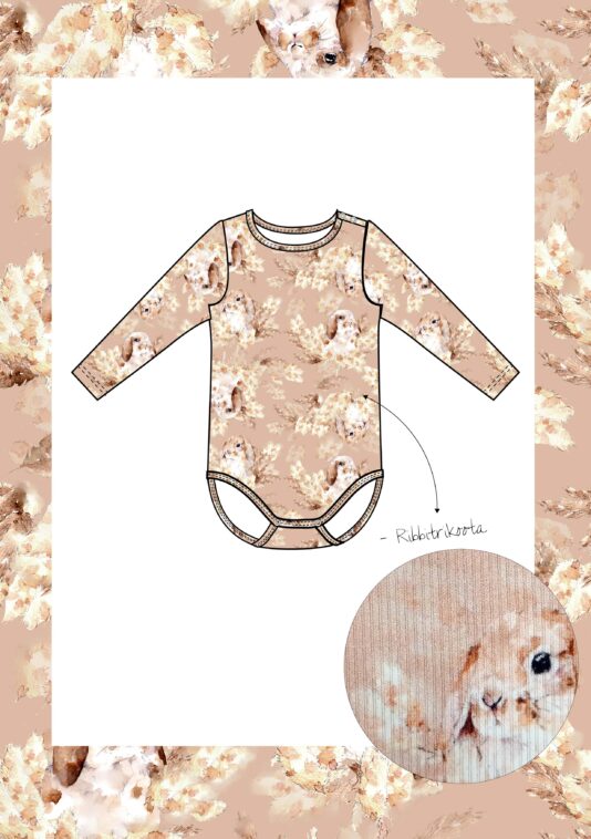 Ribbibody luppakorva toffee - Melli EcoDesign