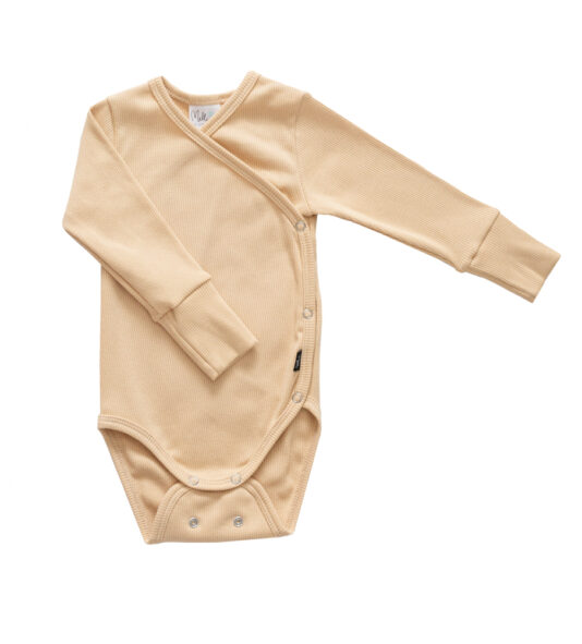 Vauvan ribbikietaisubody vaalea - Melli EcoDesign