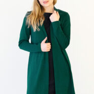 Kotimainen merinoneuletakki vihreä - Melli EcoDesign