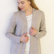 Neuletakki hiekka - Melli EcoDesign