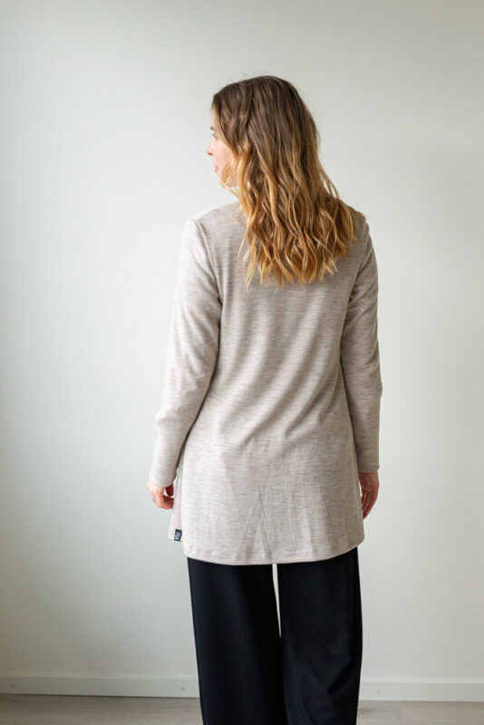 Kotimainen merinovillatakki beige - Melli EcoDesign Kotimainen merinovillatakki beige - Melli EcoDesign