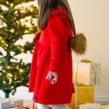 Lasten mokan sävyinen tonttulakki - Melli EcoDesign