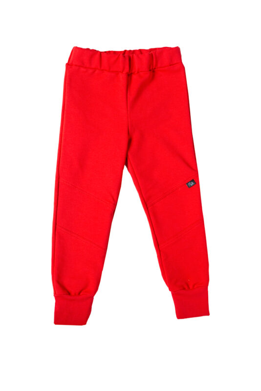 Lasten punaiset collegehousut - Melli EcoDesign