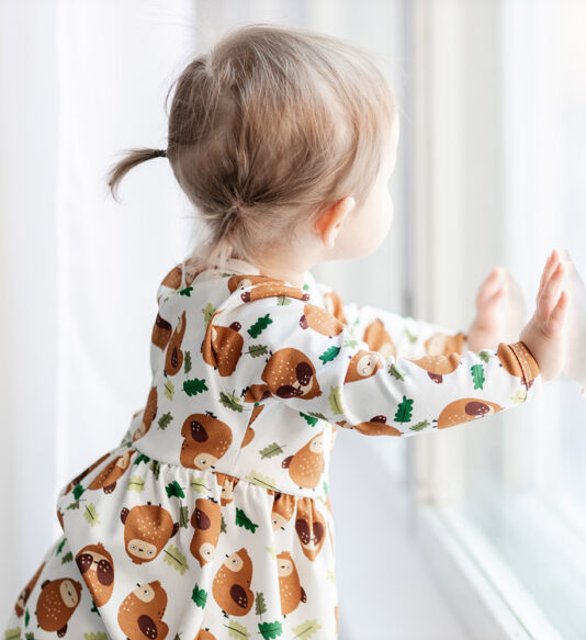 Pikkulin kuosinen lasten mekko - Melli EcoDesign Pikkulin kuosinen lasten mekko - Melli EcoDesign