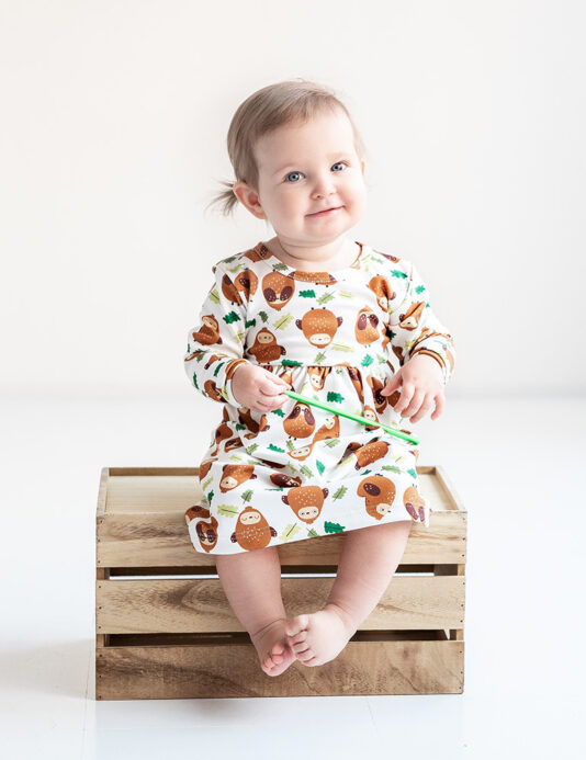 Suomessa valmistettu lasten mekko - Melli EcoDesign Suomessa valmistettu lasten mekko - Melli EcoDesign