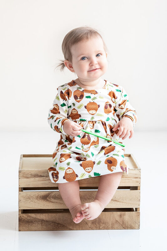 Suomessa valmistettu lasten mekko - Melli EcoDesign