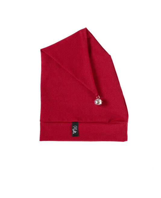 Tonttulakki kulkusella TUMMAN PUNAINEN - Melli Ecodesign Tonttulakki kulkusella TUMMAN PUNAINEN - Melli Ecodesign