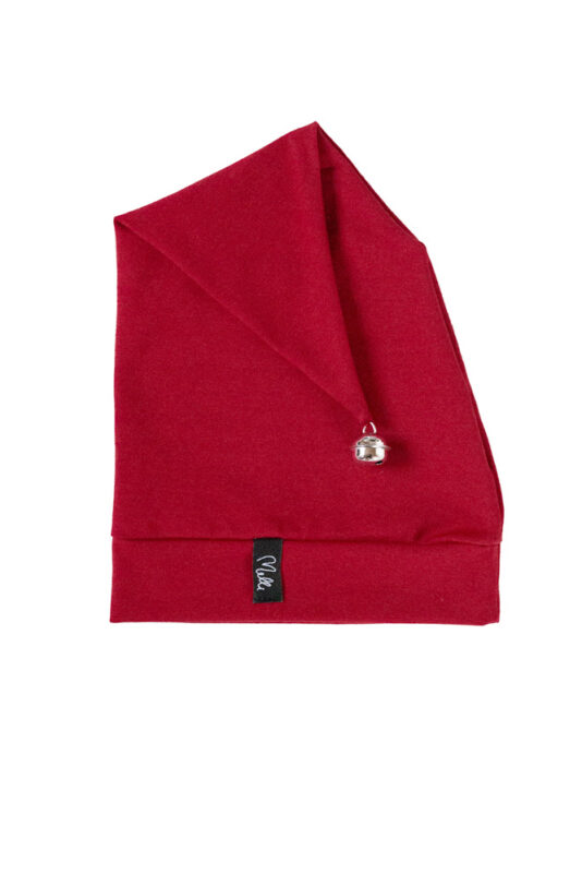 Tonttulakki kulkusella tummanpunainen 42/44-54/56