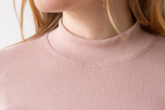 Vaaleanpunainen ribbipaita - Melli EcoDesign Vaaleanpunainen ribbipaita - Melli EcoDesign