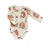 Vauvan vihreä orava body - Melli EcoDesign