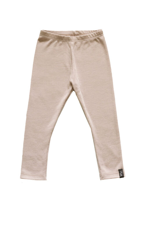 ENNAKKOMYYNTI: Merinovillalegginsit hiekka 86/92-134/140