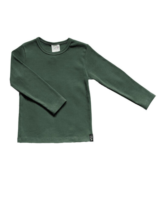 Lasten-ribbipaita-tumma havu-Melli-EcoDesign Lasten-ribbipaita-tumma havu-Melli-EcoDesign