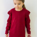 Lasten röyhelöhihainen ribbipaita - Melli EcoDesign