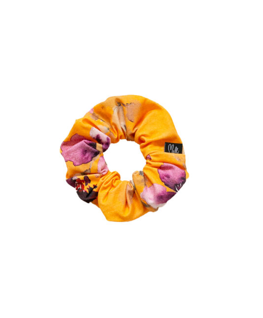 Okran sävyinen scrunchie - Melli EcoDesign