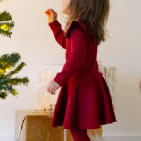 Vauvan punainen ribbinen bodymekko - Melli EcoDesign