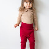 Vauvan punaiset potkuhousut - Melli EcoDesign