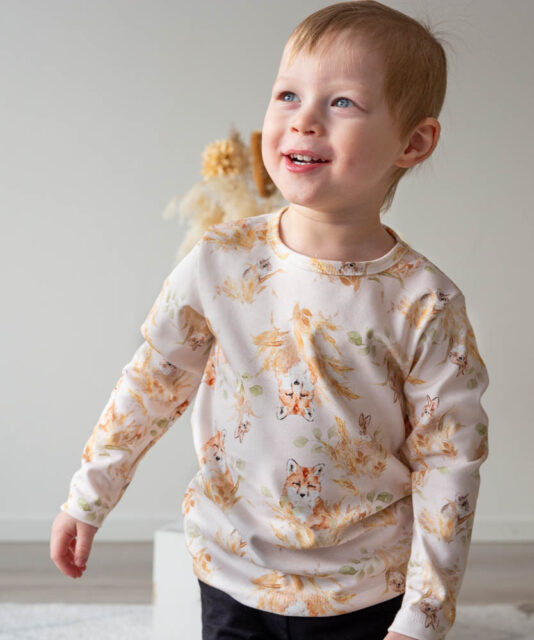 Lasten söpö paita eläin kuosilla - Melli EcoDesign Lasten söpö paita eläin kuosilla - Melli EcoDesign