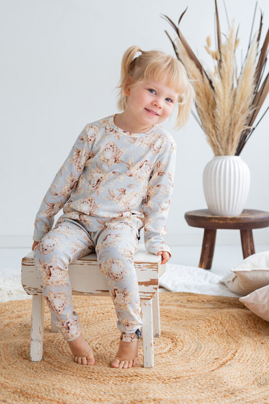 Lasten suloiset pupu legginsit - Melli EcoDesign