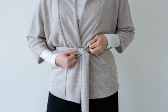 Merinovilla kimono hiekka - Melli EcoDesign Merinovilla kimono hiekka - Melli EcoDesign