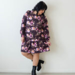 Naisten Mystic luumu frillamekko - Melli Ecodesign