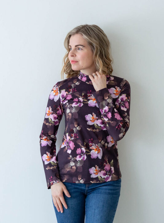 Naisten Paita korkealla kauluksella - Melli EcoDesign