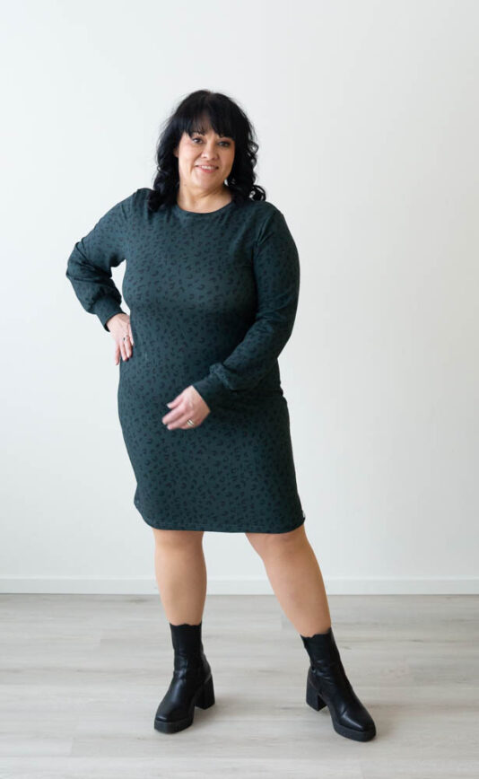 Naisten leopardi havu collegemekko - Melli EcoDesign