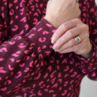 Naisten leopardi pinkki kuosinen mekko - Melli EcoDesign