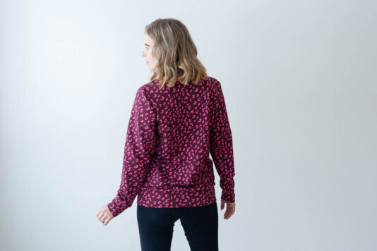 Naisten pinkki collegepaita - Melli EcoDesign Naisten pinkki collegepaita - Melli EcoDesign