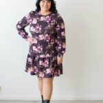 naisten frillahelmeinen kukkamekko - Melli EcoDesign