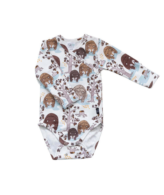 Vauvan nallekuosinen kietaisubody - Melli EcoDesign