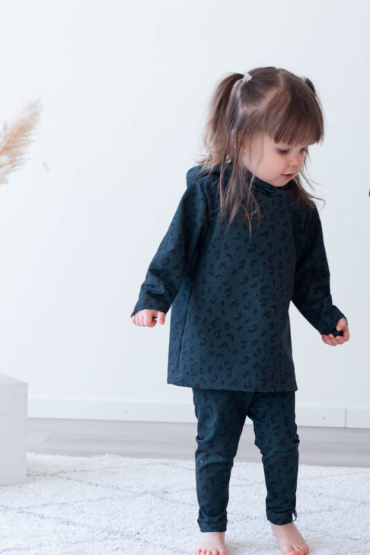 Lasten huppari leopardi havu - Melli EcoDesign