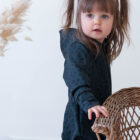 Leopardi kuosinen vauvan collegehaalari - Melli EcoDesign