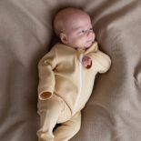 Ribbi unihaalari jalkaterillä vaalea kaura - Melli EcoDesign