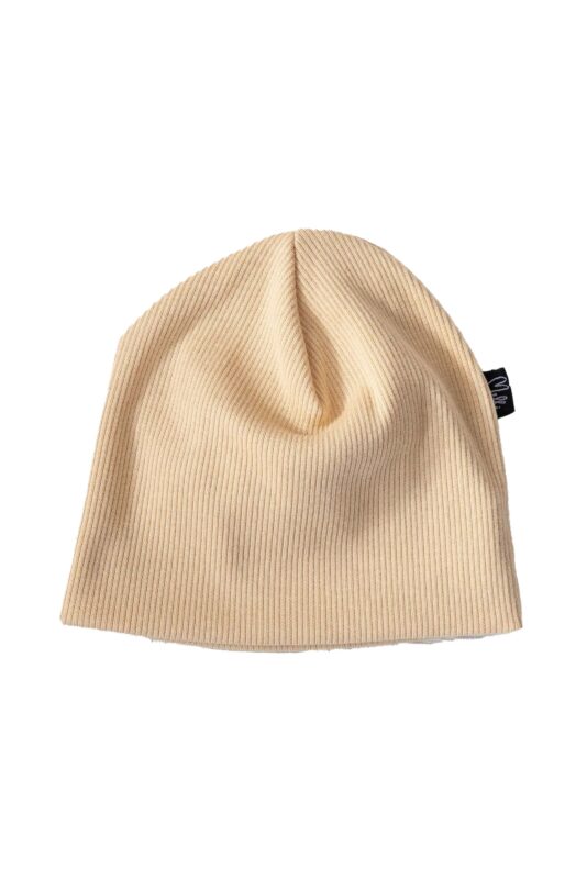 Vastasyntyneen pipo ribbi vaalea kaura - Melli EcoDesign