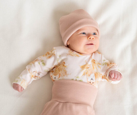 Vauvan ribbipipo roosa - Melli EcoDesign Vauvan ribbipipo roosa - Melli EcoDesign